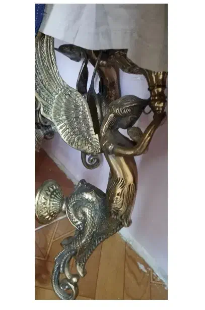 لوستر برنز اصل سفارشی|لوستر و چراغ آویز|الشتر, |دیوار