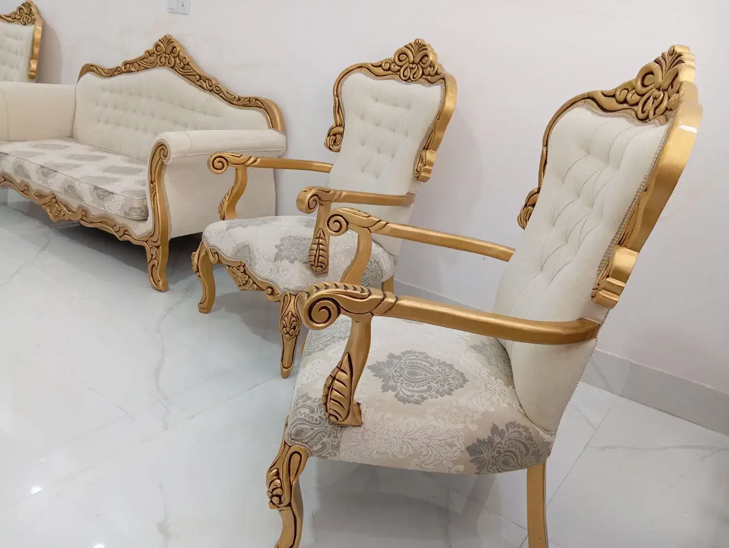 مبل سلطنتی چوب راش|مبلمان خانگی و میز عسلی|تربتحیدریه, طالقانی|دیوار