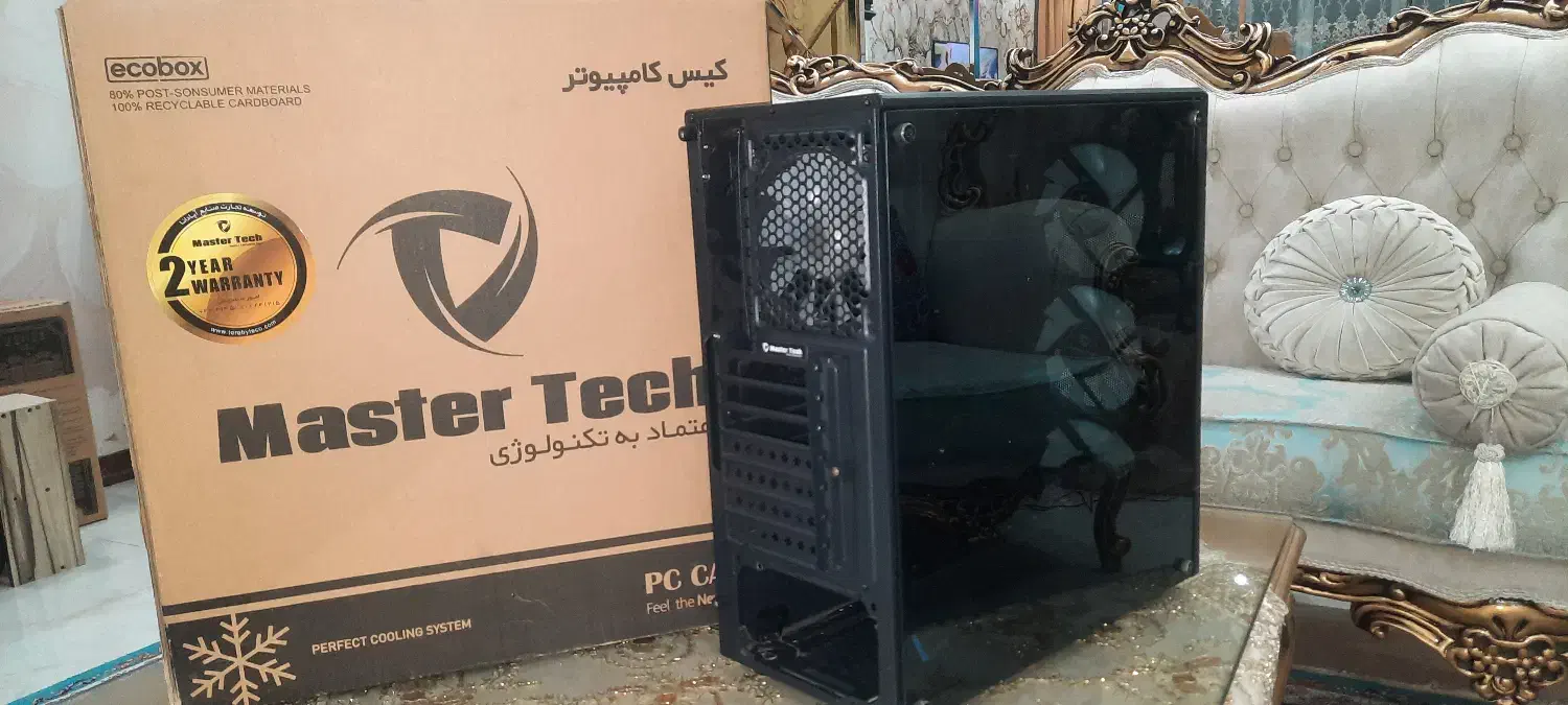 کیس گیمینگ مسترتک هانتر|قطعات و لوازم جانبی رایانه|تهران, گلستان (شهرک راه آهن)|دیوار