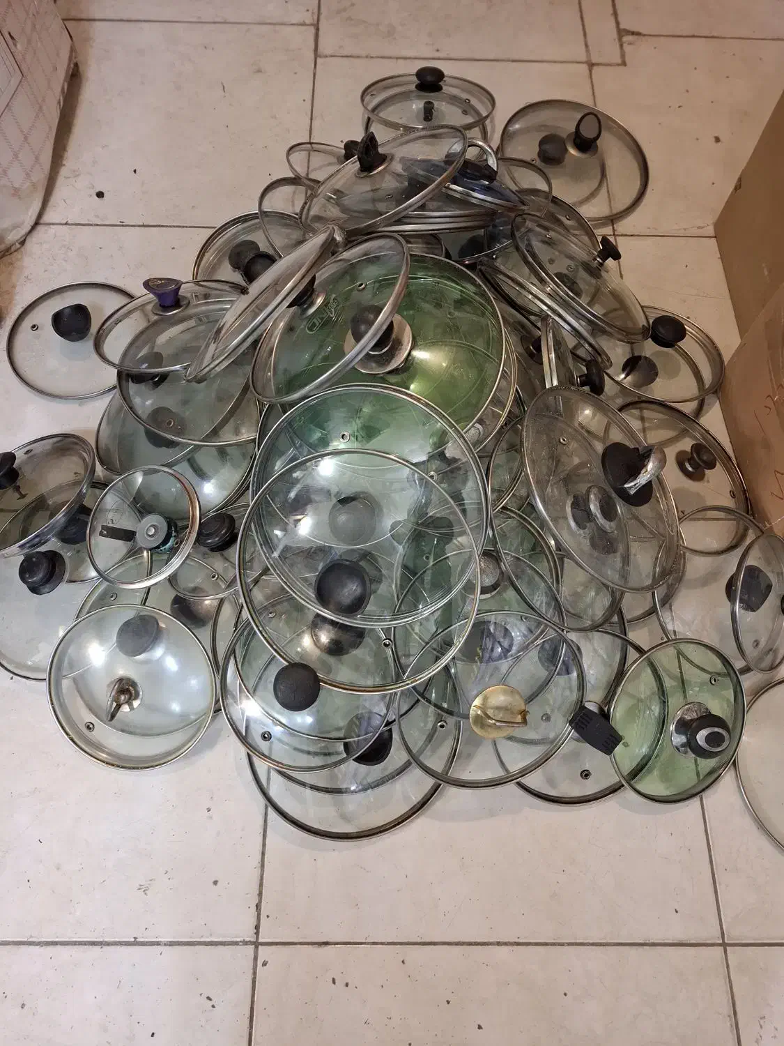 درب قابلمه شیشه ای|ظروف پخت‌وپز|مراغه, |دیوار