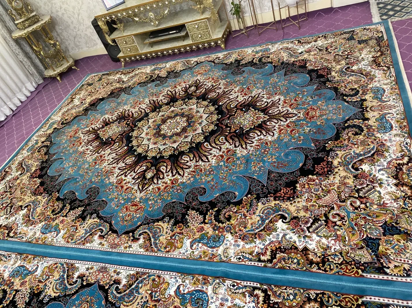 دو عدد فرش ۹متری فیروزه|فرش|نسیمشهر, |دیوار