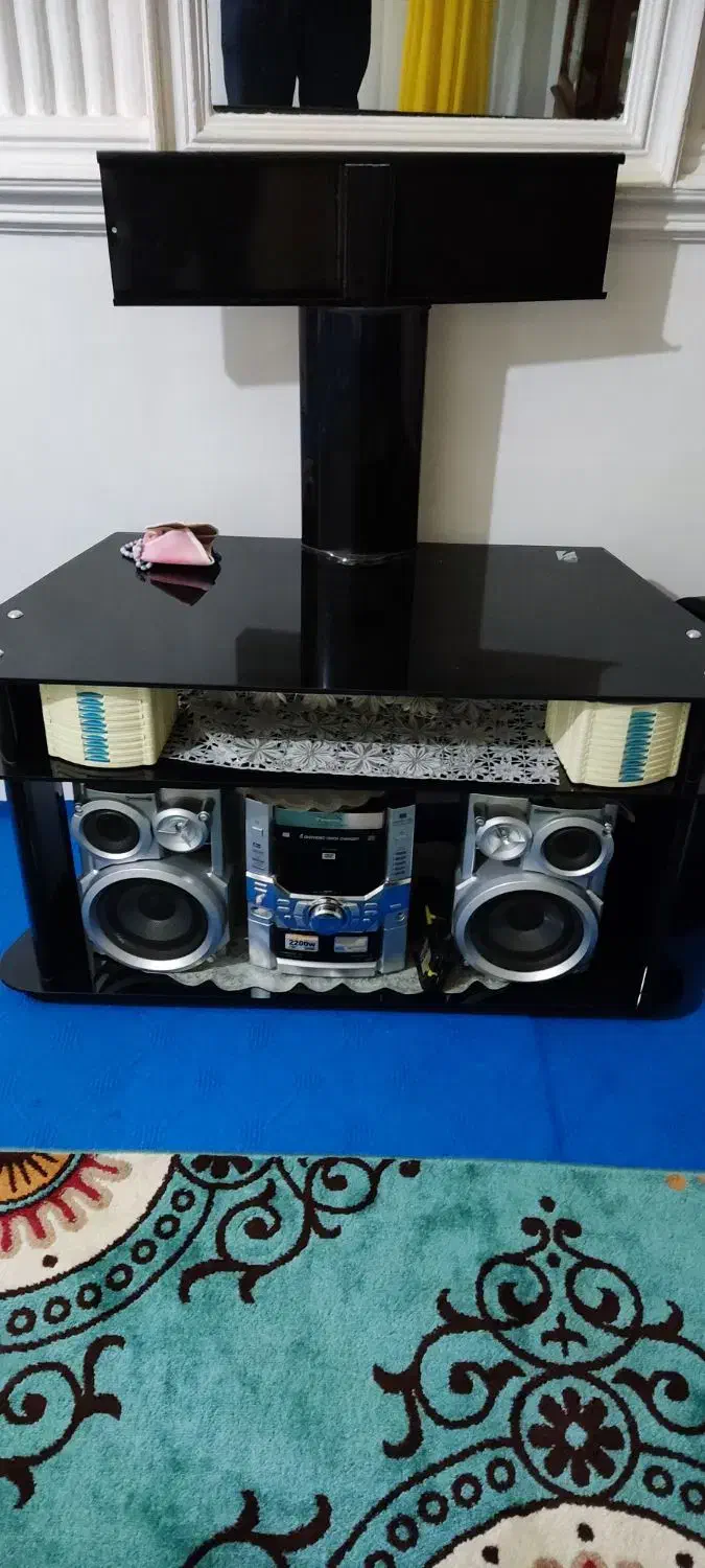 میز تلویزیون شیشه ای اصل|میز تلویزیون|رامیان, |دیوار