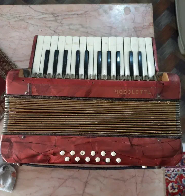 فروش آکاردئون قدیمی|پیانو، کیبورد، آکاردئون|نیشابور, شهرک رسولی|دیوار