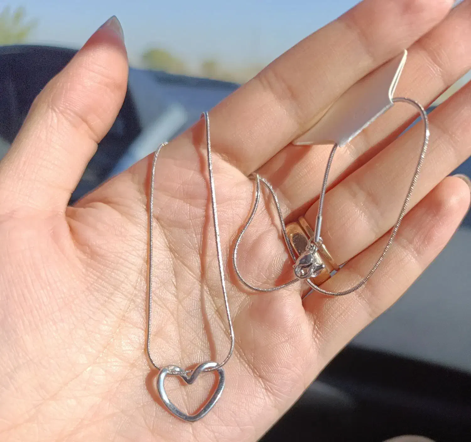 گردنبد فوق‌العاده زیبا و شیک به همراه بنگل شیک|بدلیجات|لواسان, |دیوار