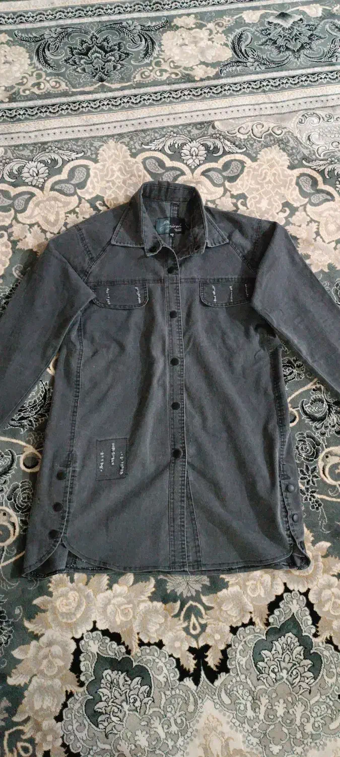 مانتو شلوار دمپا رنگ طوسی|لباس|بابل, |دیوار