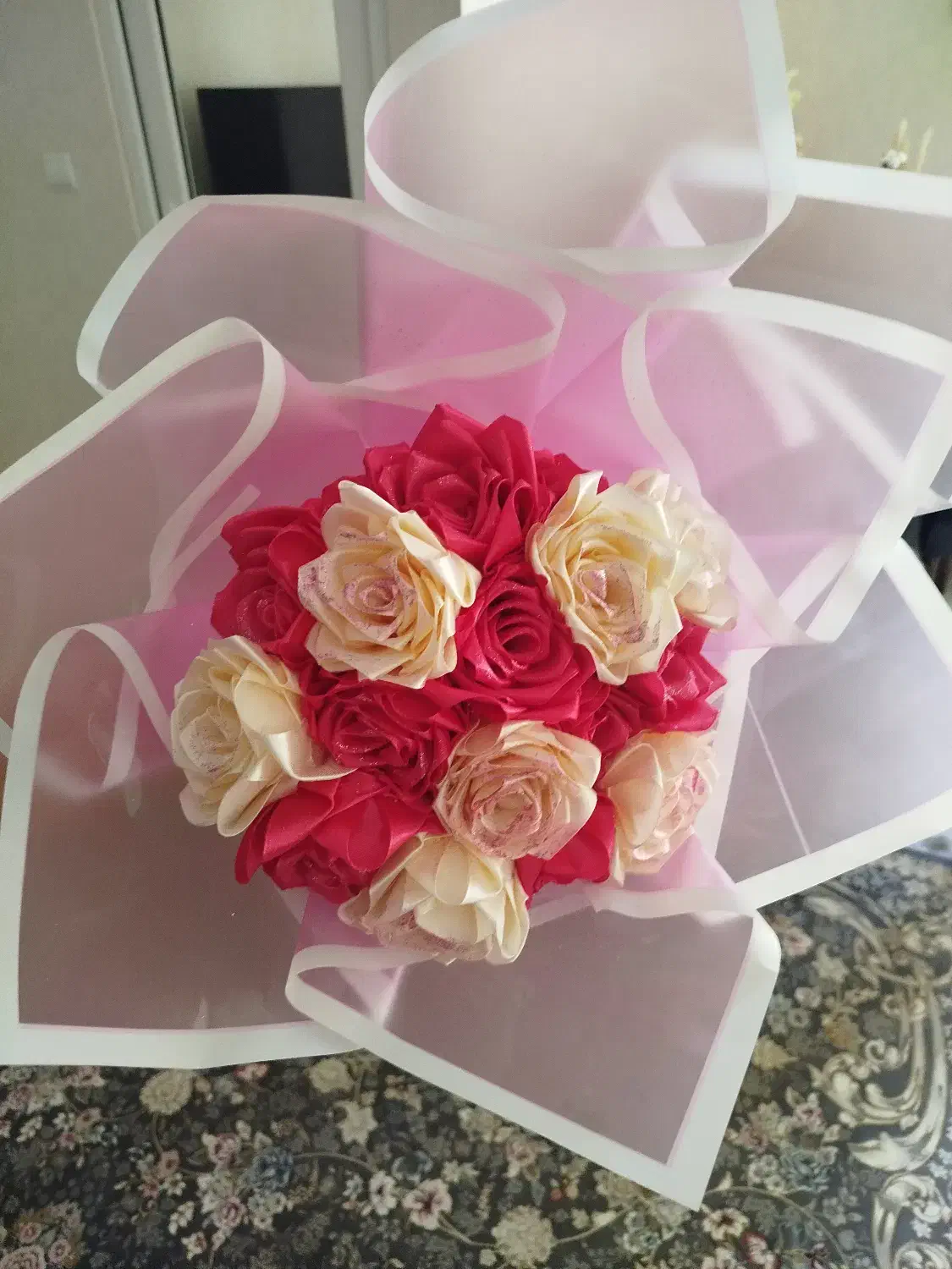 سفارش انواع گل روبانی|گل مصنوعی|سنندج, |دیوار