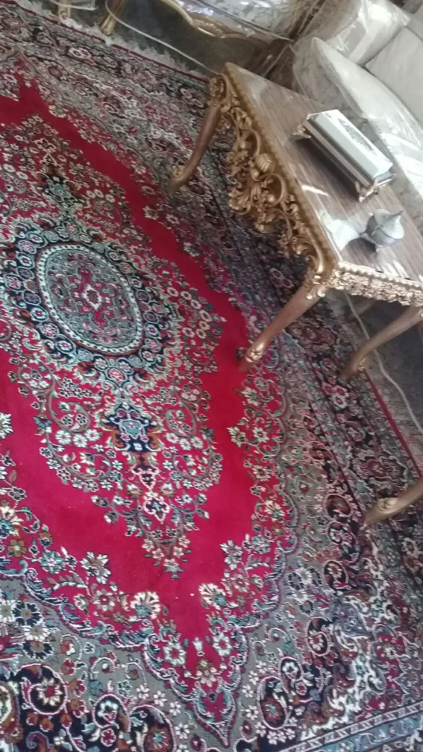 دو تخته فرش ۶ متری قرمز رنگ|فرش|همدان, |دیوار