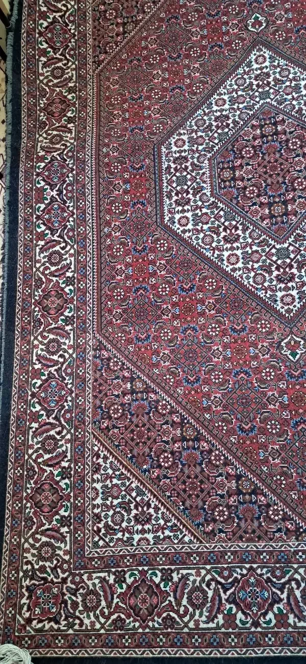 فرش دستباف نو قالیچه با خامه باختر|فرش|ایجرود, |دیوار