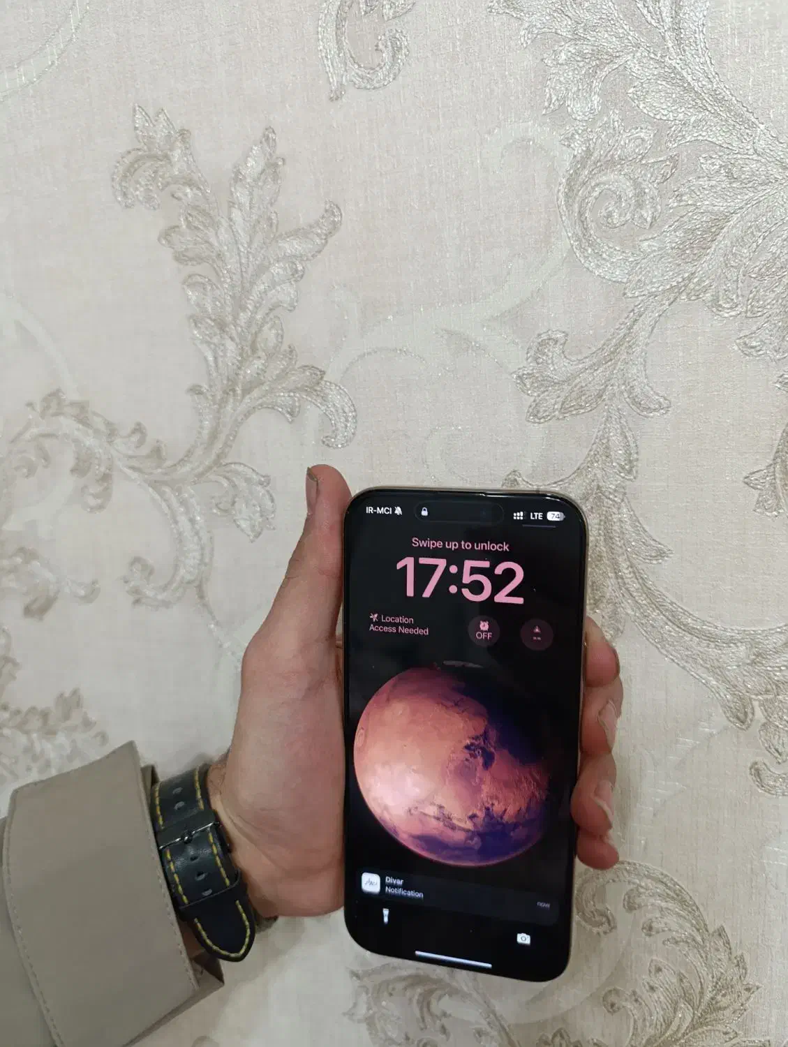 گوشی 16پرومکس 256g صحرایی|موبایل|ایلام, |دیوار