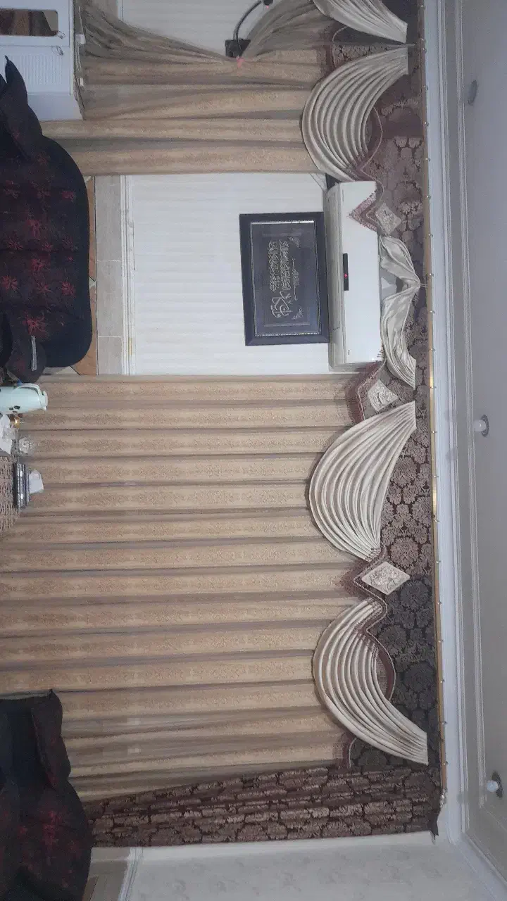 پرده پلیسه وتاج وپنل|پرده، رانر، رومیزی|اهواز, کوی علوی|دیوار