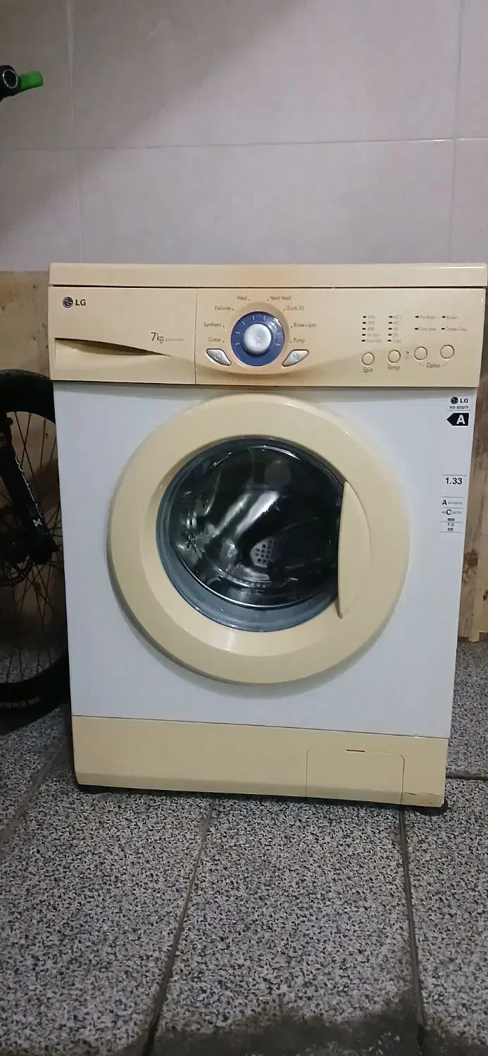 لباسشویی ۷کیلو ال جی سالم|ماشین لباسشویی و خشککن لباس|تبریز, |دیوار