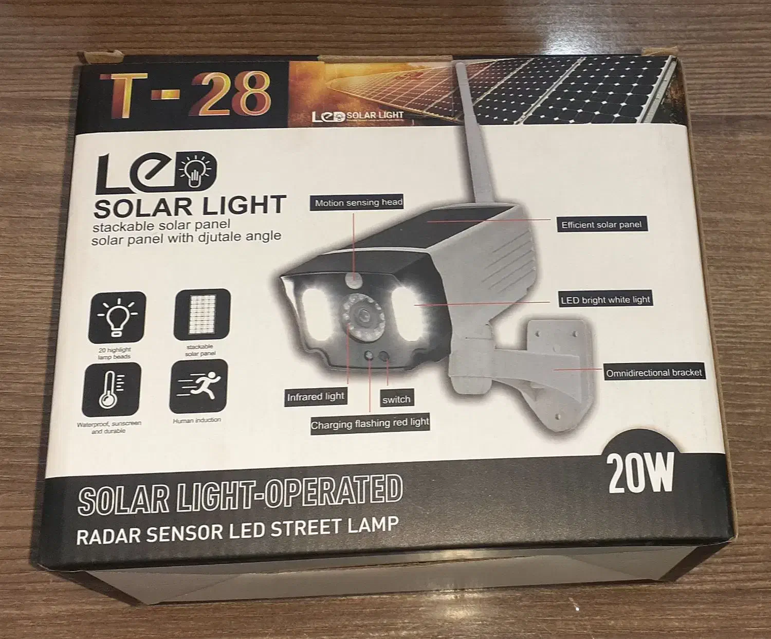 چراغ دوربینی خورشیدی|لامپ و چراغ|مهاباد (آذربایجان غربی), |دیوار