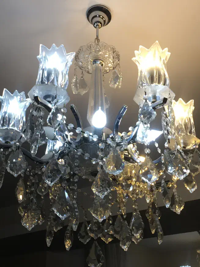 لوستر کریستالی ترک|لوستر و چراغ آویز|تهران, ستارخان|دیوار