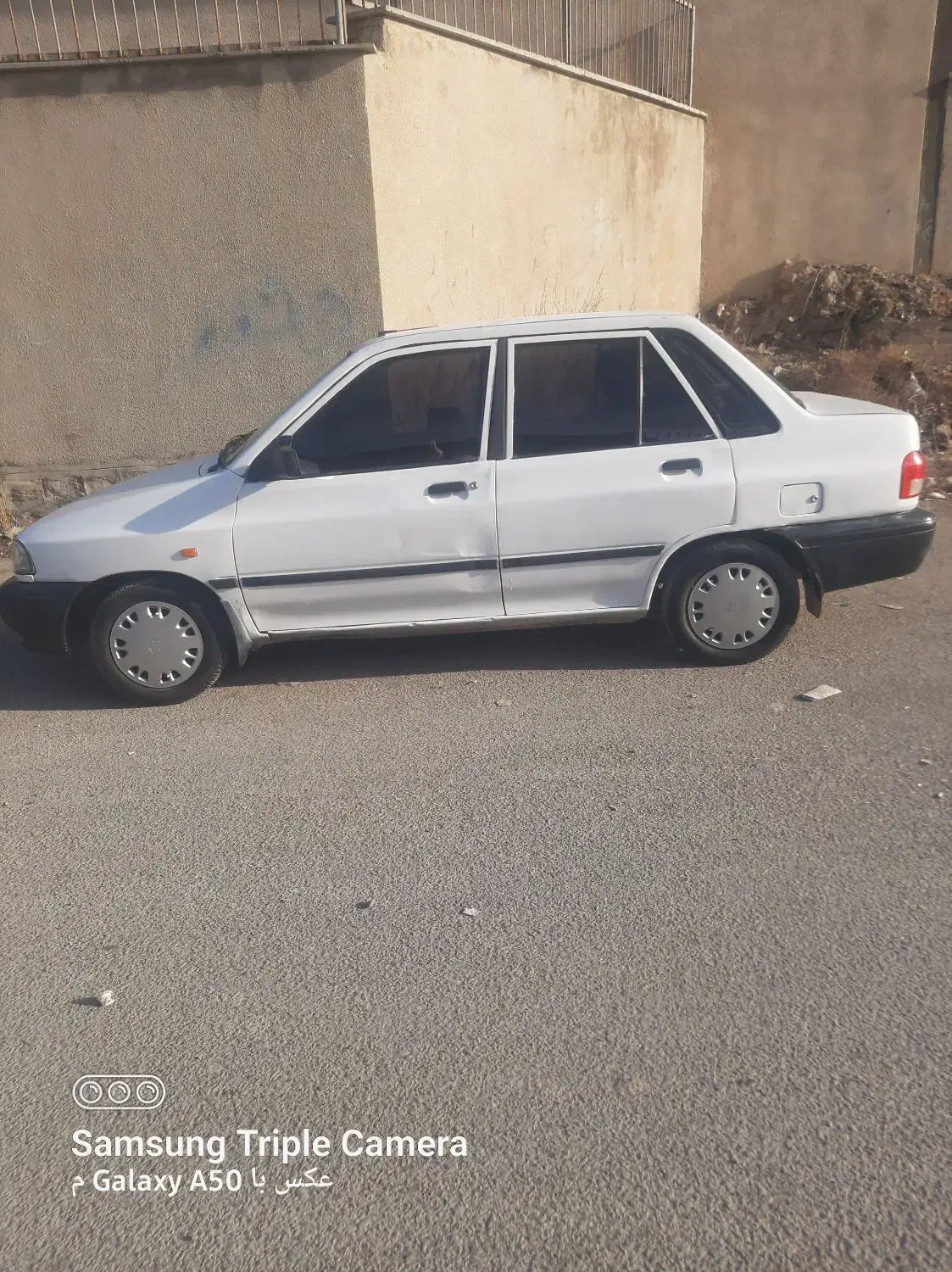 پراید87سفید فنی سالم|خودرو سواری و وانت|کرمانشاه, |دیوار