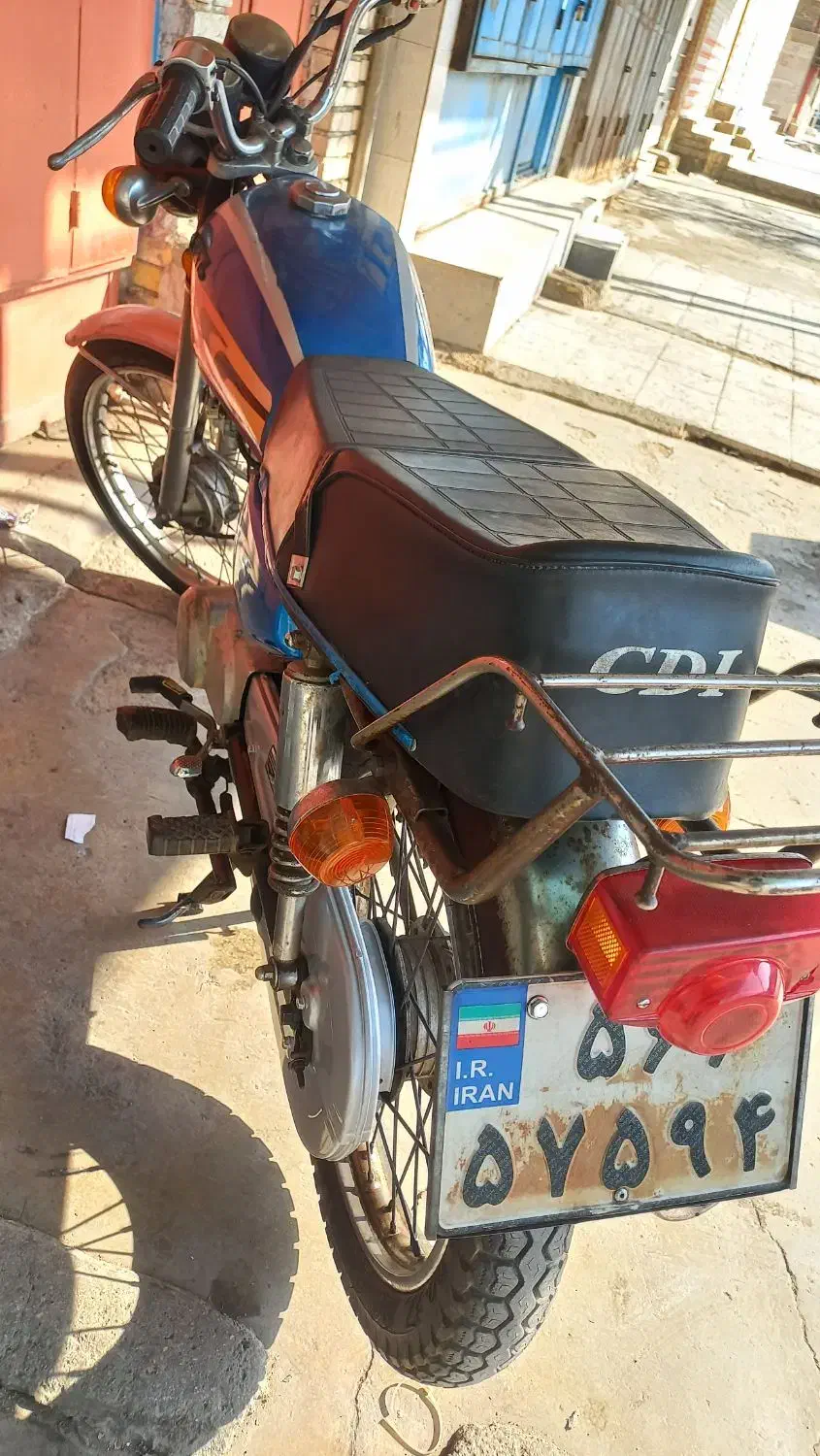 موتور مدل 86پلاک ملی|موتورسیکلت|امیدیه, |دیوار