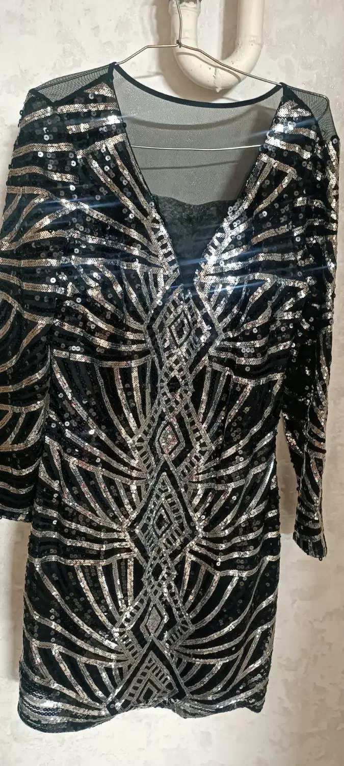 پیراهن شب  مجلسی تمام پولک|لباس|اراک, |دیوار