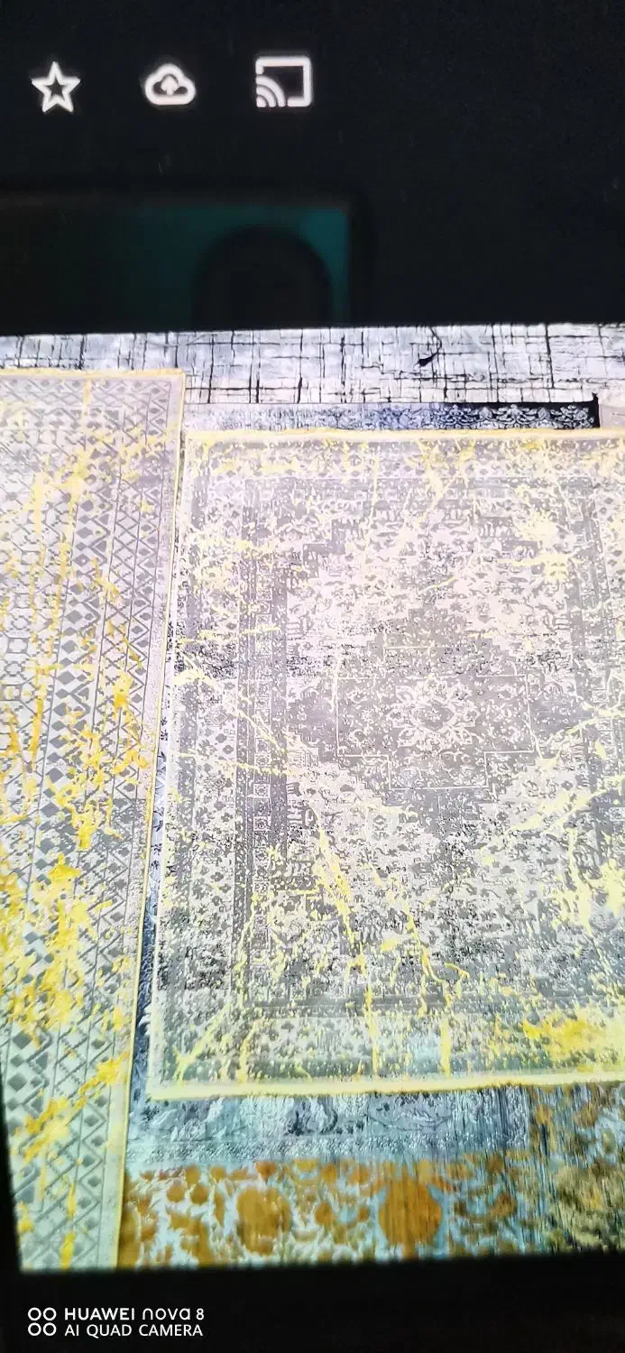 دوعددفرش 6متری و4متری طلایی جنس نخ|فرش|پاکدشت, پاکدشت (مامازند)|دیوار