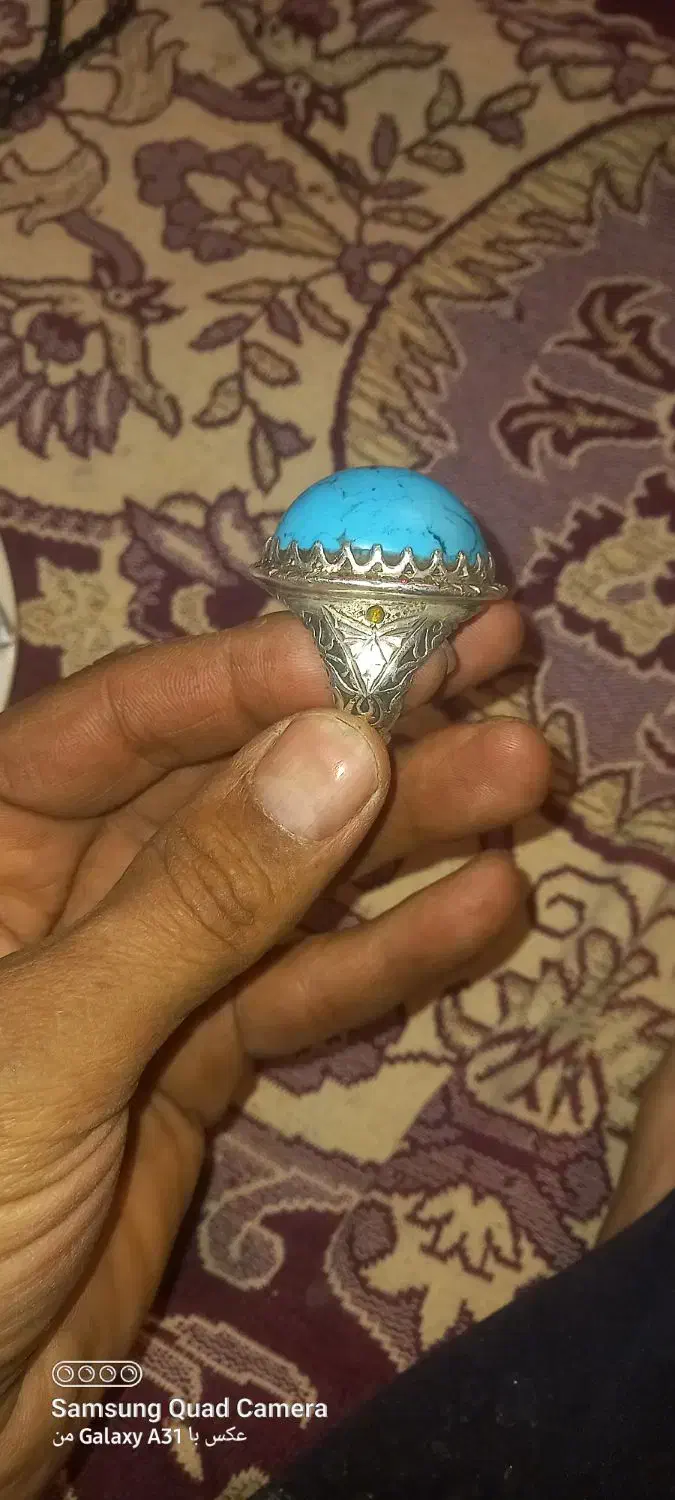 انگشتر فیروزه نیشابور|جواهرات|برازجان, |دیوار