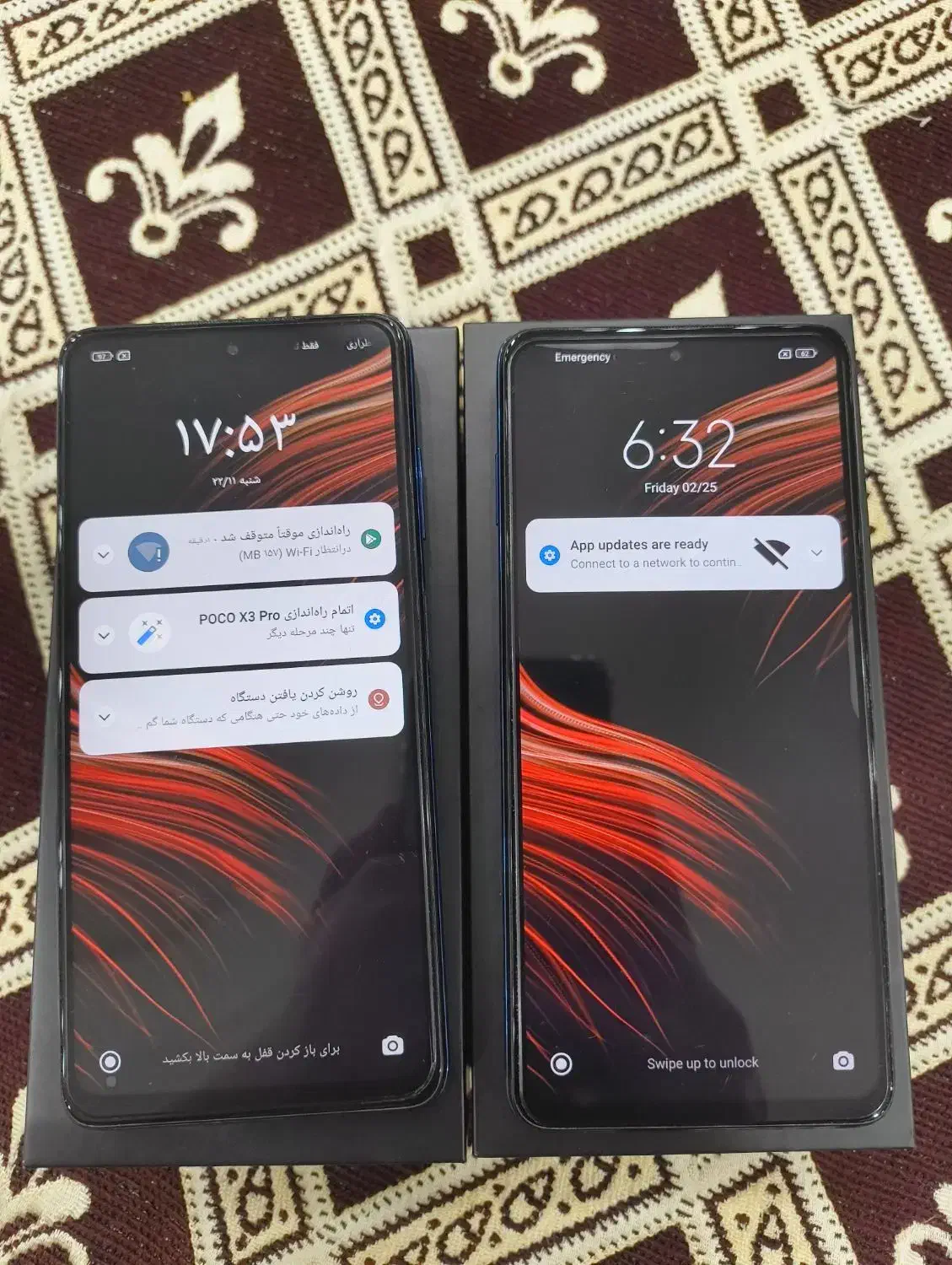 فروش دو عدد گوشی pocox3pro در حد نو|موبایل|چمران, |دیوار