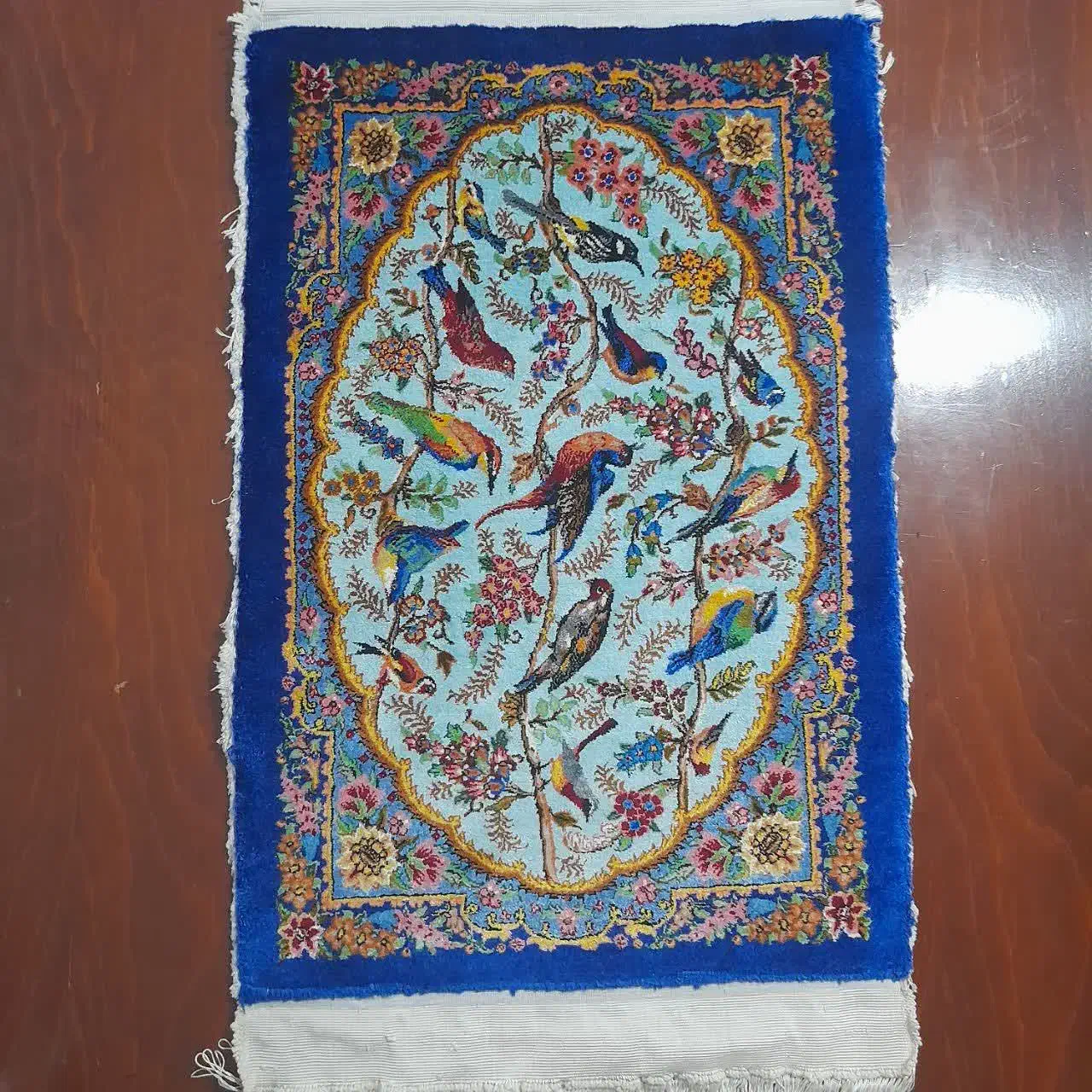 رومیزی ویاتابلوفرش ابریشم|تابلو، نقاشی، عکس|قم, نیروگاه|دیوار