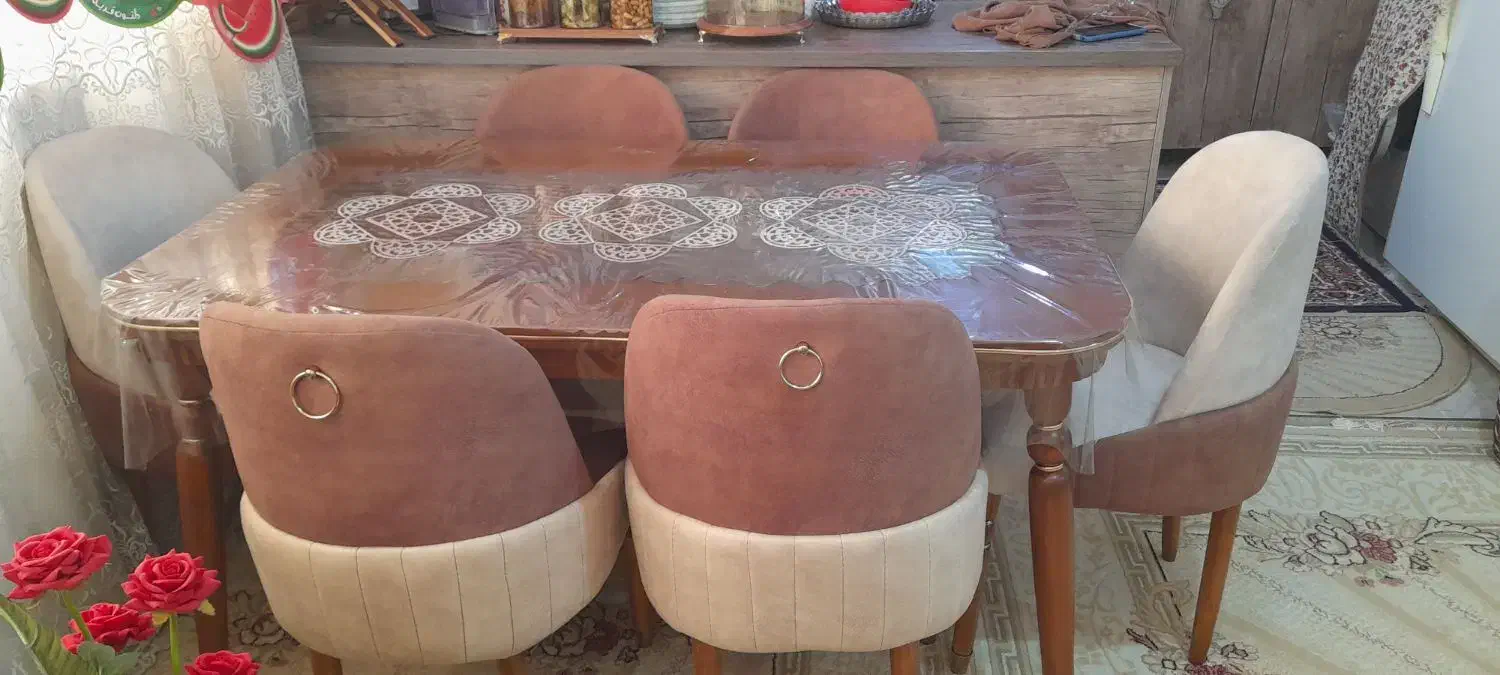 میز ناهاری خوری ۶ نفره مدل چستر|میز و صندلی غذاخوری|هشتگرد, شهرک پارسیان|دیوار