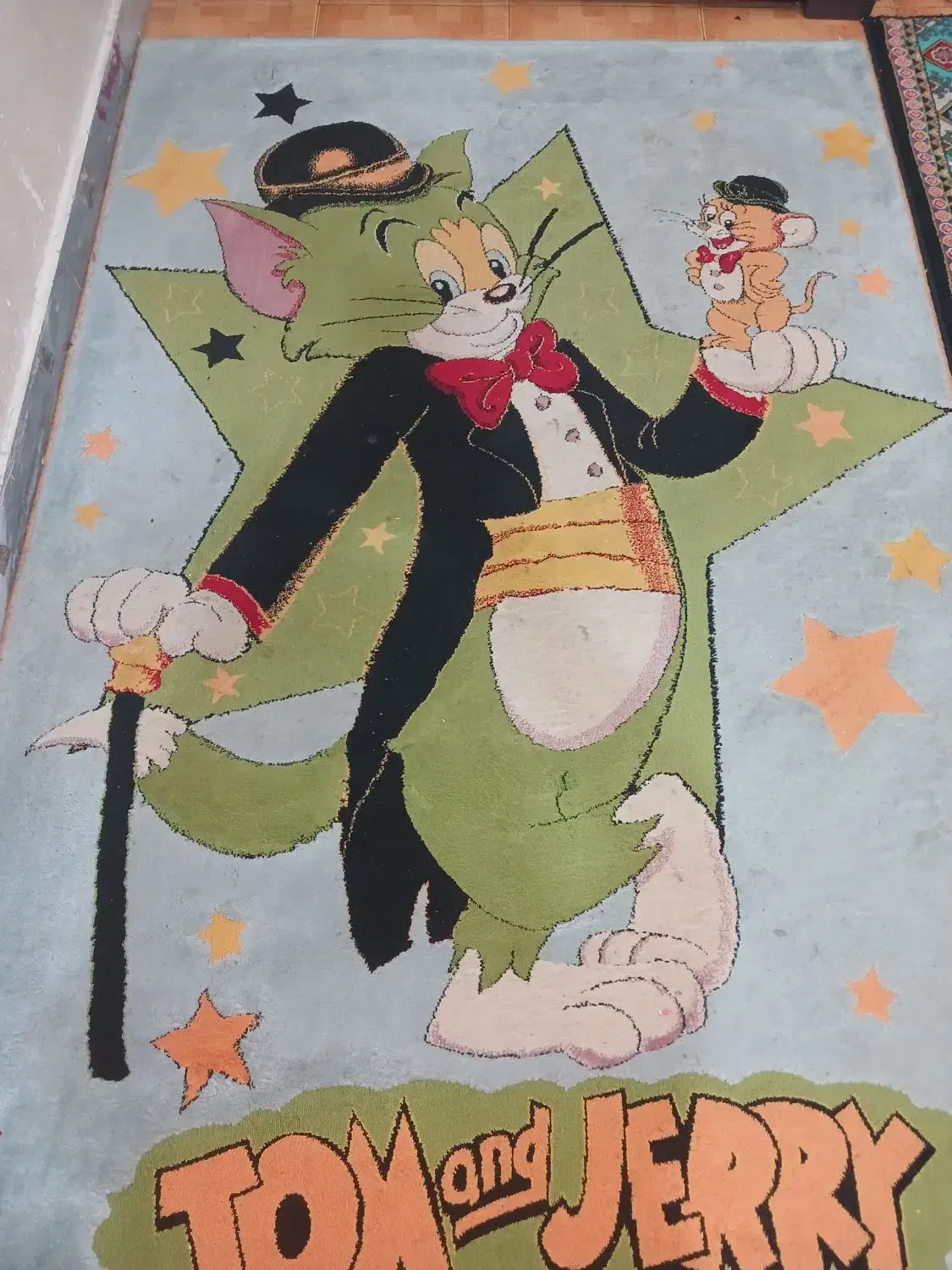 فرش کارتونی تام و جری ۴متری|فرش|رشت, کوی حسینی|دیوار