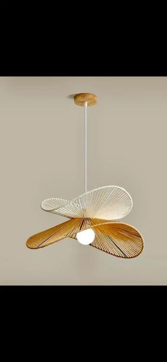 لوستر دستساز حصیری|لوستر و چراغ آویز|شیراز, قدوسی غربی|دیوار