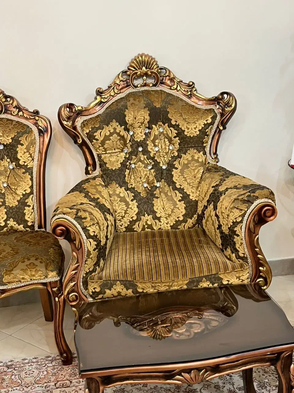 مبل استیل سلطنتی 9نفره|مبلمان خانگی و میز عسلی|تهران, چیتگر شمالی|دیوار