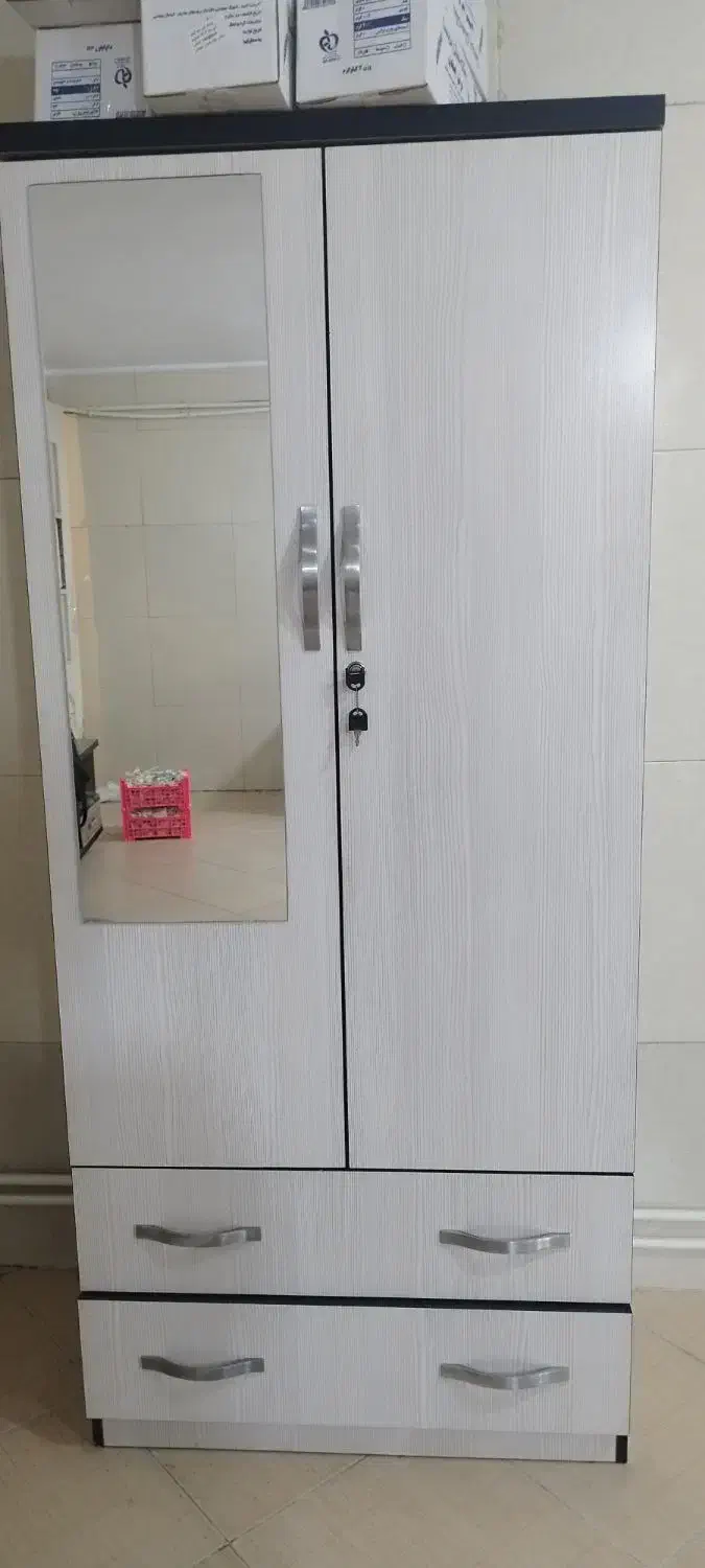 کمد دو در ام دی آف در حد خیلی نو|جاکفشی، کمد، دراور|کرج, مصباح|دیوار