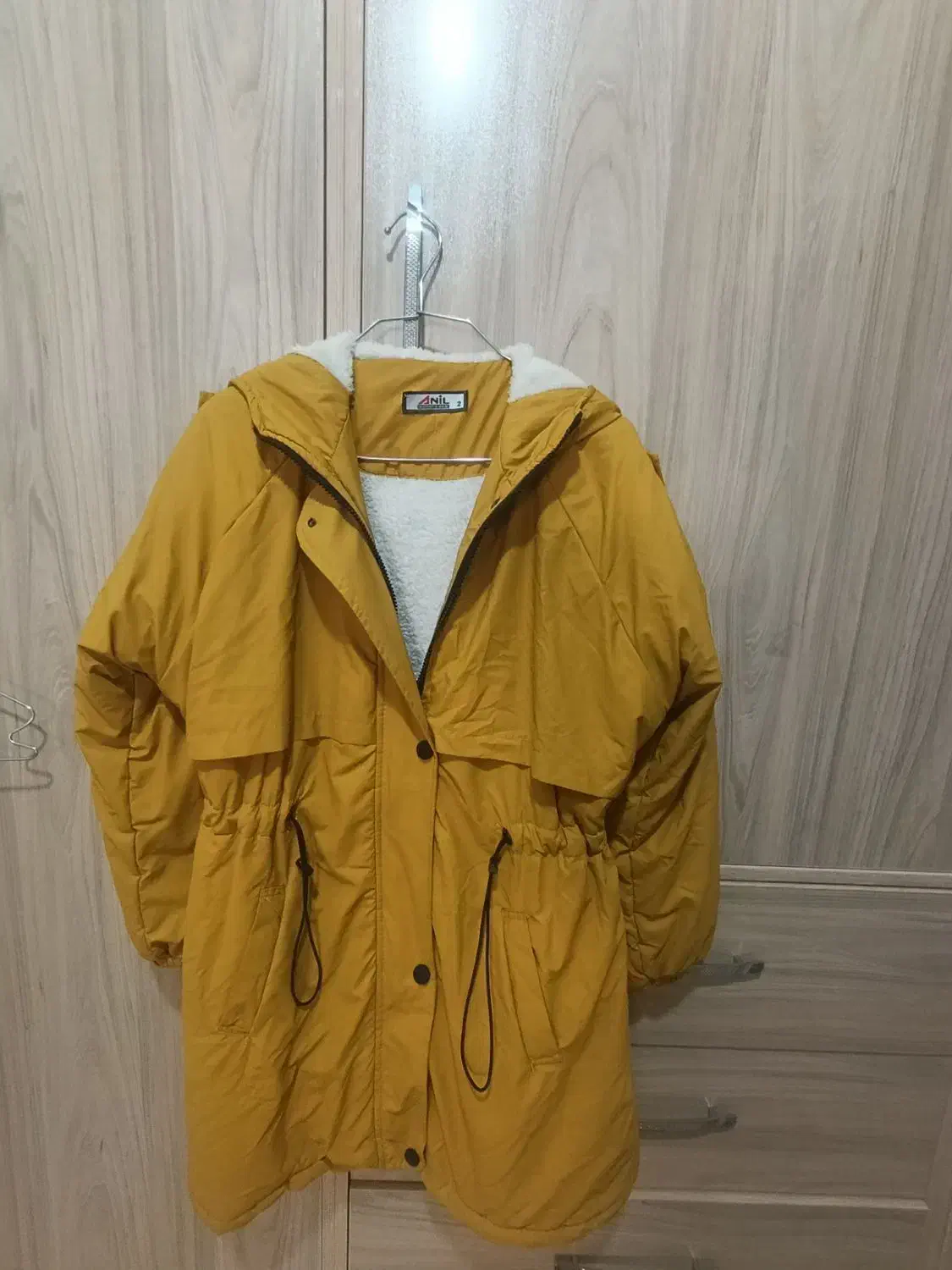 کاپشن خردلی|لباس|ملایر, |دیوار