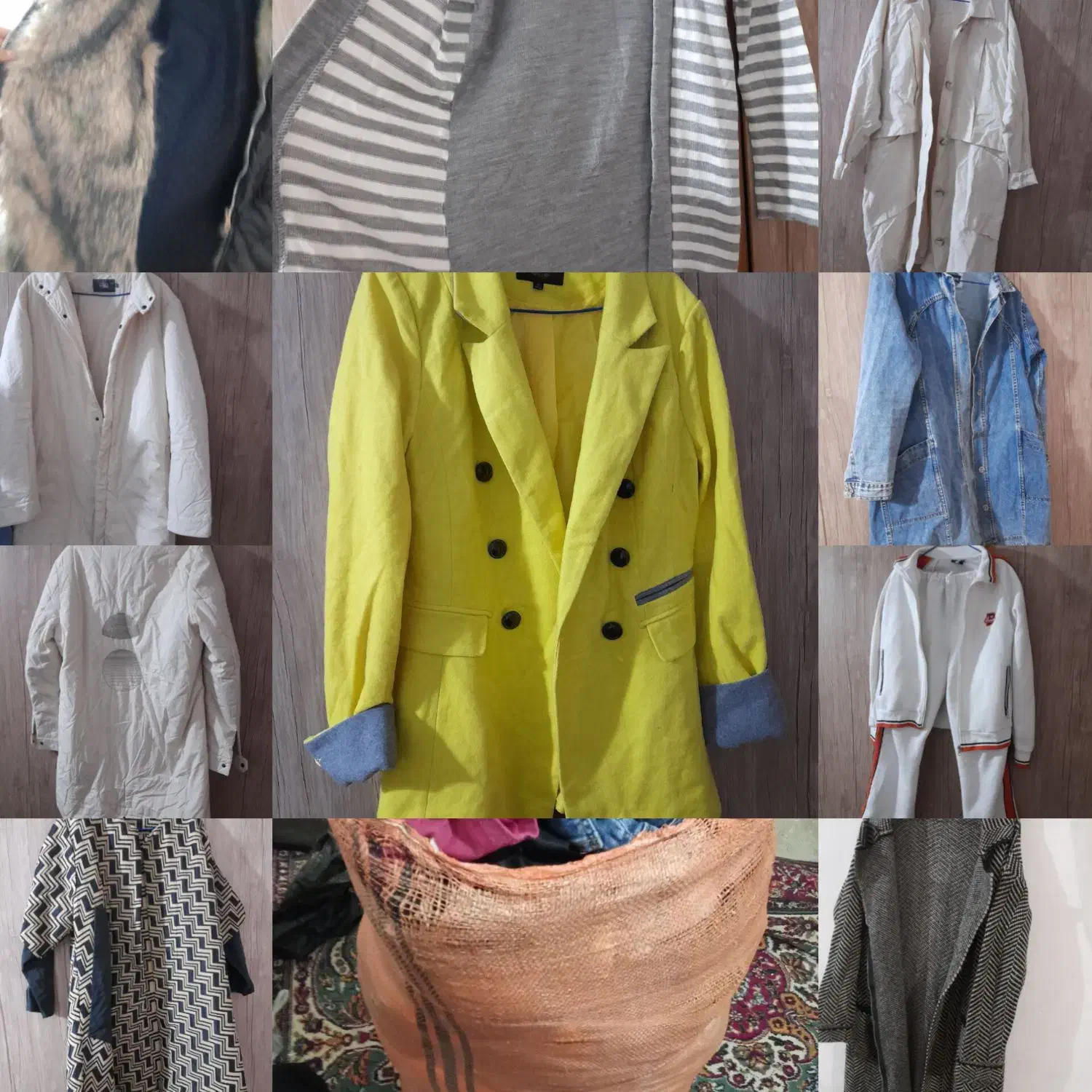 کاپشن پالتو|لباس|شال, |دیوار