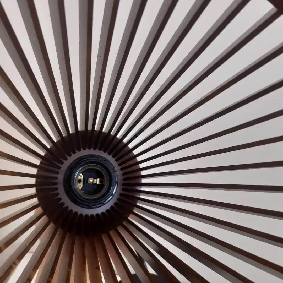 ۲عدد لوستر چوبی|لوستر و چراغ آویز|اصفهان, مارچین|دیوار