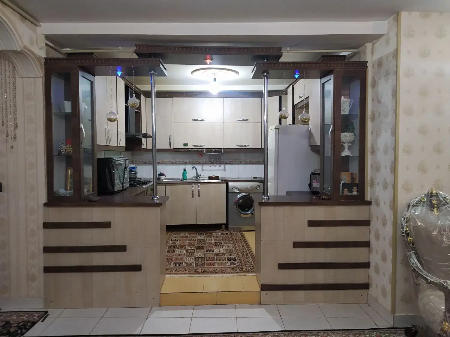 کابینت ام دی آف با هود سینک وگاز|میز و صندلی غذاخوری|ملایر, |دیوار