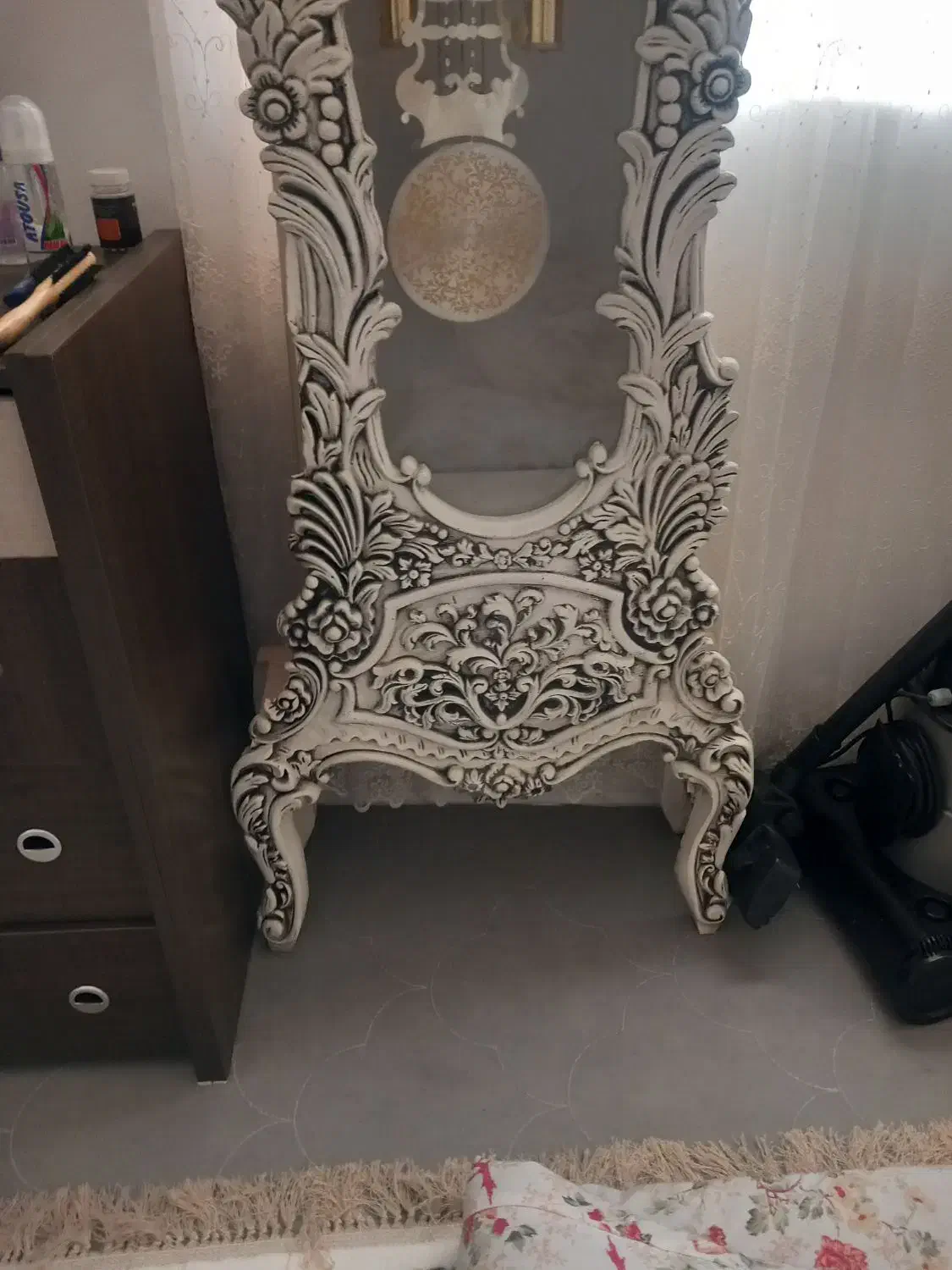 ساعت ایستاده گل برجسته|ساعت دیواری و تزئینی|رشت, حومه رشت|دیوار