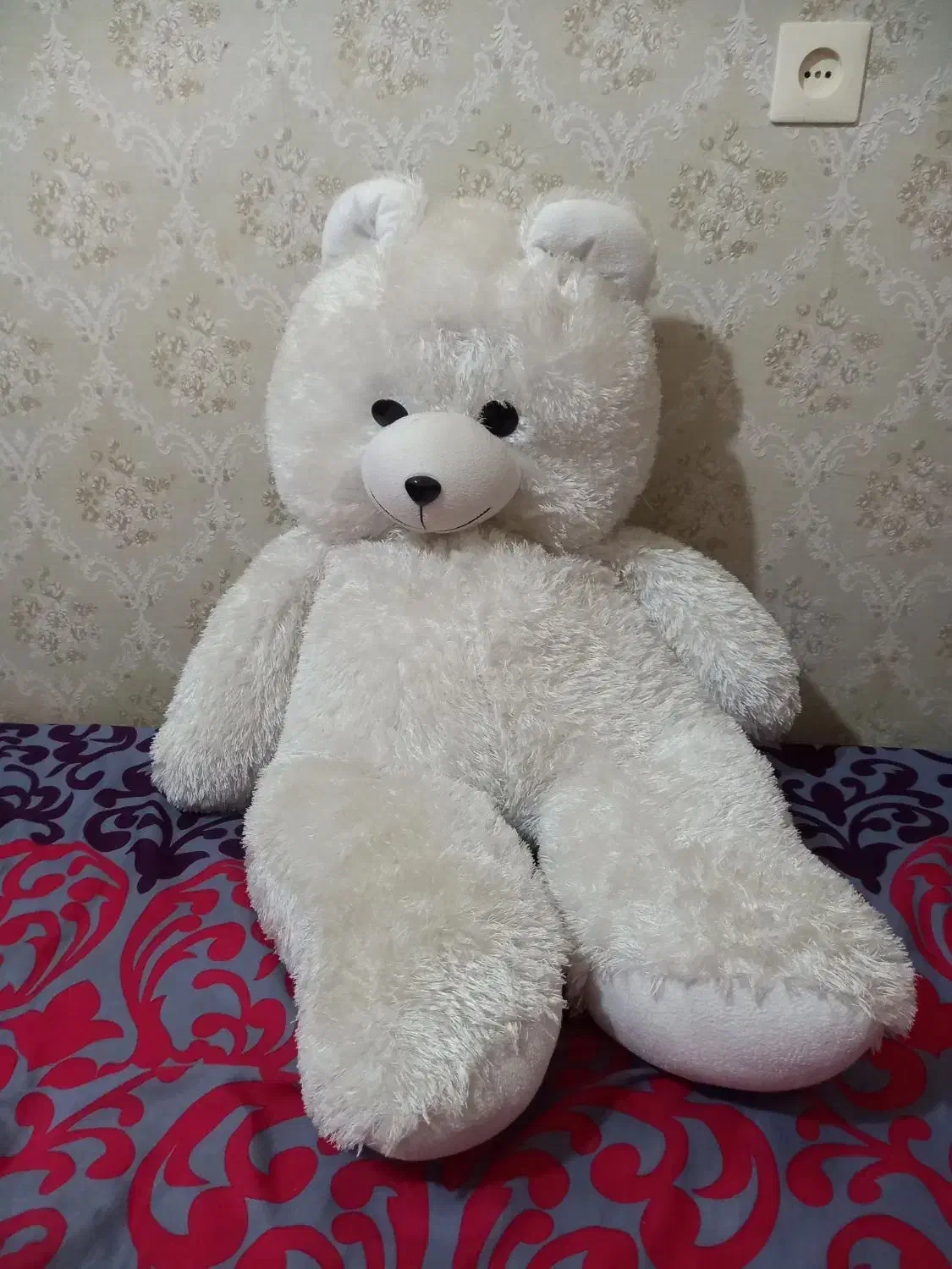 عروسک خرسی|اسباب‌بازی بچه|خوی, |دیوار