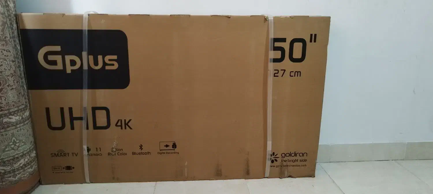 تلویزیون ۵۰اینج نونو Gplus|تلویزیون و پروژکتور|هشتگرد, شهرک ارم غربی|دیوار