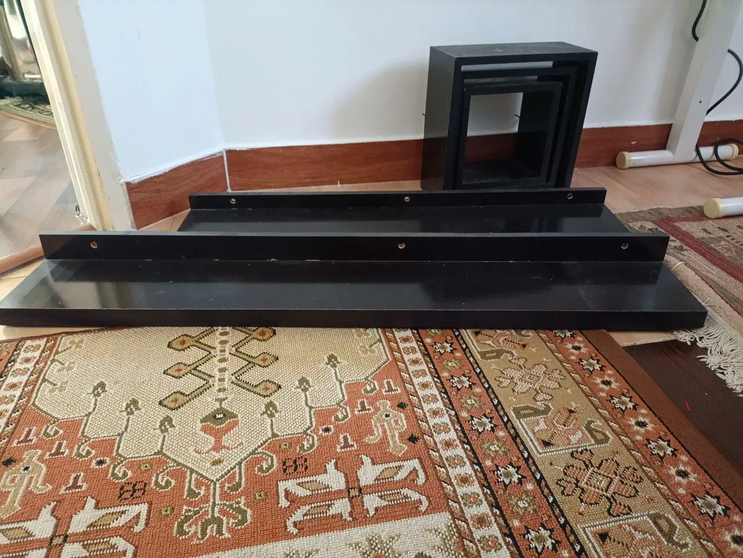 باکس های دیواری جنس ام دی آف|کتابخانه، شلف، قفسههای دیواری|ارومیه, |دیوار