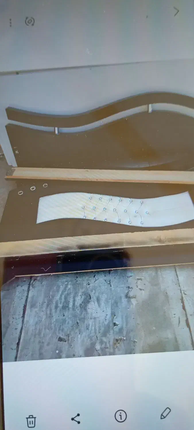 تختخواب 2نفره ام دی آف کارکرده|تخت و سرویس خواب|سنندج, |دیوار