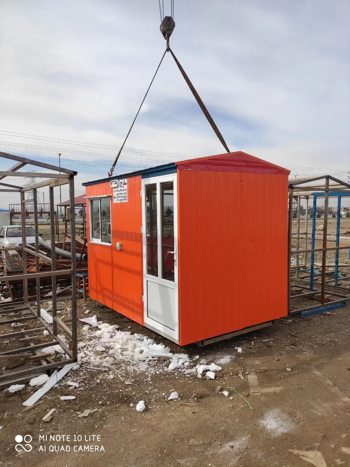 کانکس 2در3شاسی دار سنگین تحویلی|مصالح و تجهیزات ساختمان|سنگر, |دیوار