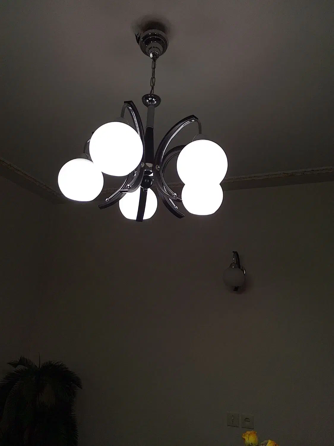 لوستر پنج شاخه|لوستر و چراغ آویز|کرج, حسین‌آباد|دیوار