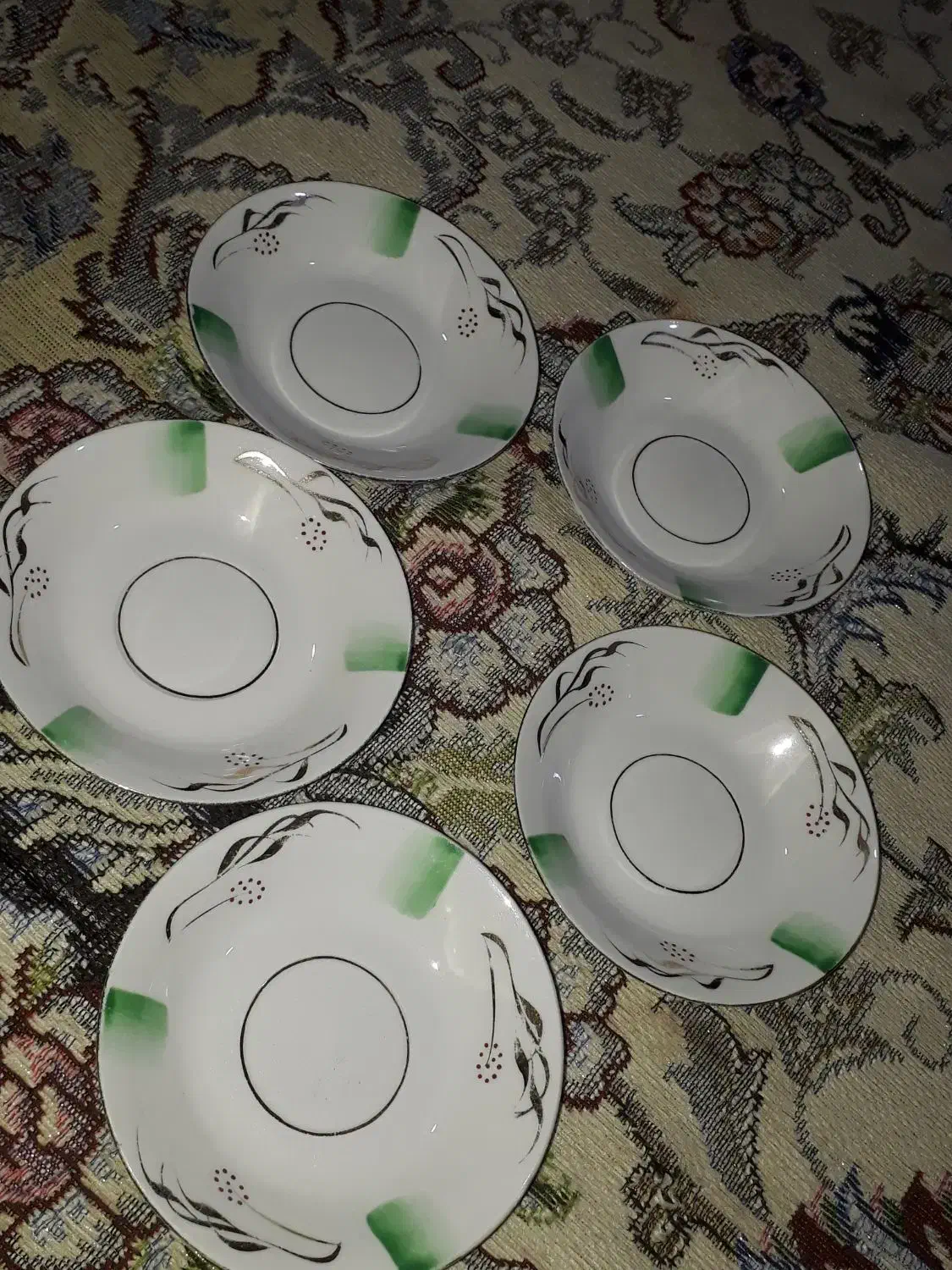 نعلبکی چای بشقاب چای صحن چای|ظروف سرو و پذیرایی|شادگان, |دیوار