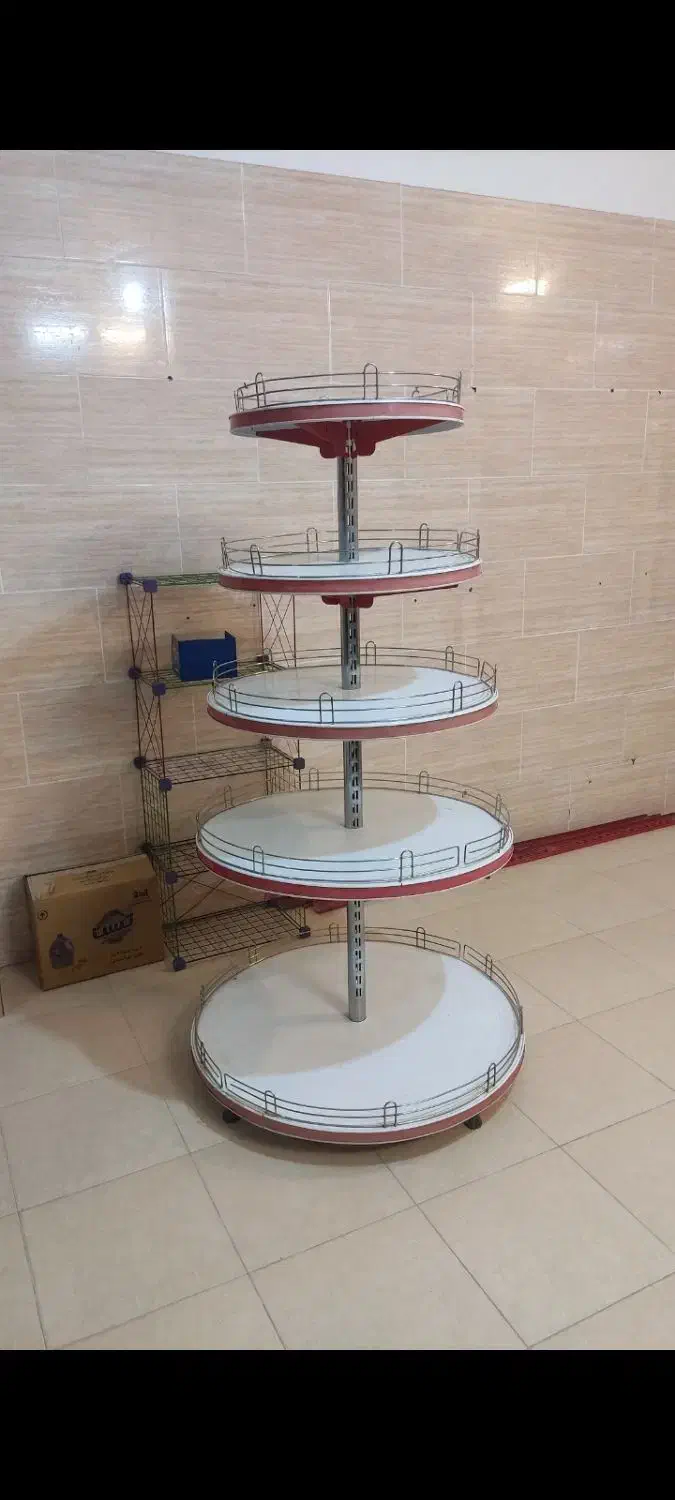 قفسه گردان ۵ طبقه|فروشگاه و مغازه|کرمان, |دیوار