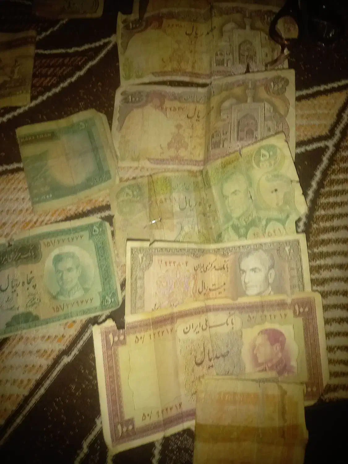 پول زمان شاهی|کلکسیون سکه، تمبر، اسکناس|گنبکی, |دیوار