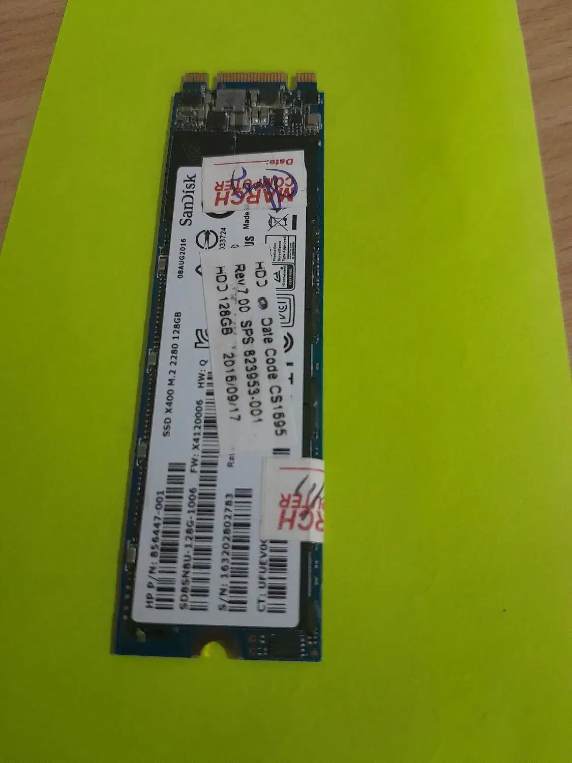 هارد m2 128gb sandisk|قطعات و لوازم جانبی رایانه|خرم‌آباد, |دیوار