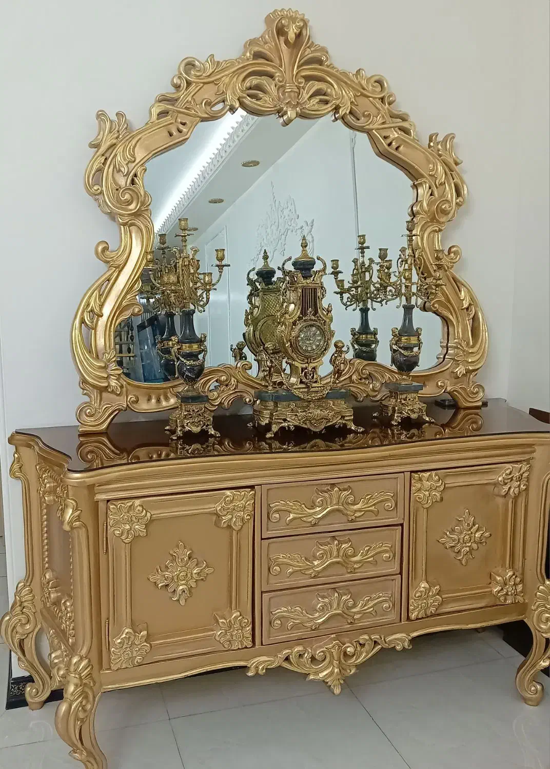 کنسول و بوفه چوب راش|بوفه، ویترین، کنسول|قرچک, ولی آباد|دیوار