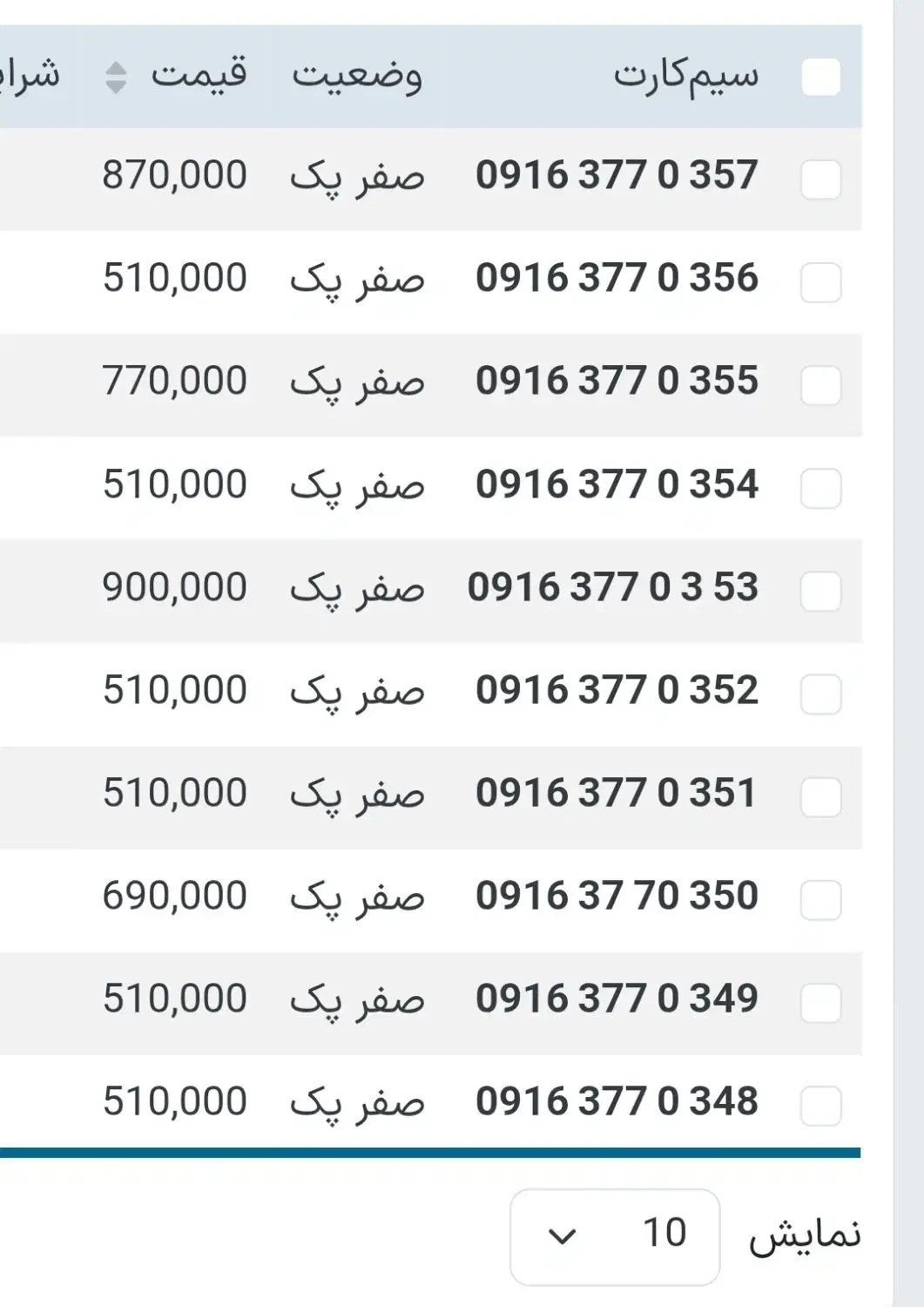 09169949494|سیم‌کارت|اهواز, نادری|دیوار