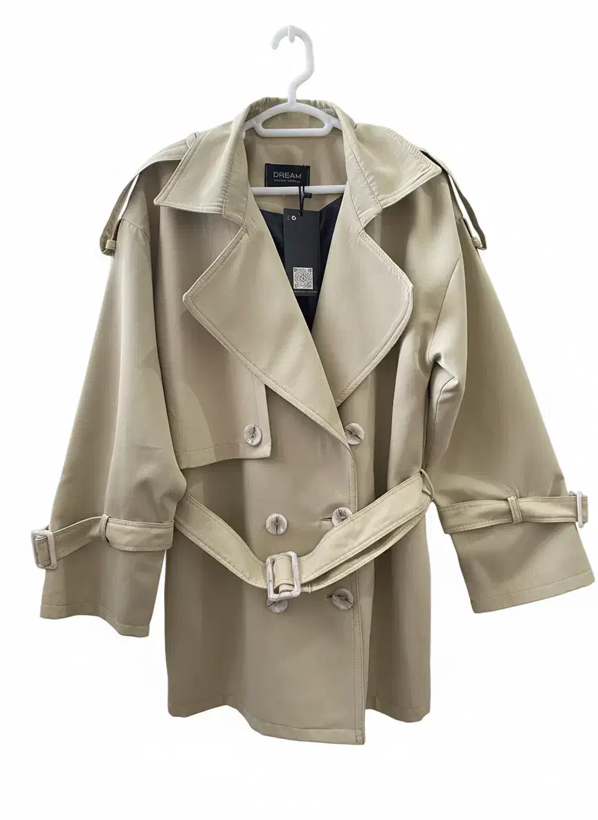 ترنچ کت (بارونی) زنانه کرم|لباس|قدس, شهرقدس|دیوار