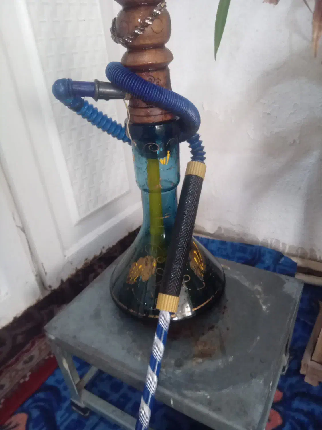 قلیون چوب گردو|کلکسیون و سرگرمی|نیشابور, دربقاضی|دیوار