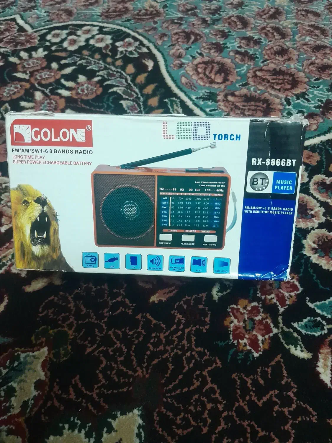 اسپیکررادیودارفلش خورورم خور|پخشکننده همراه|دماوند, گیلاوند|دیوار