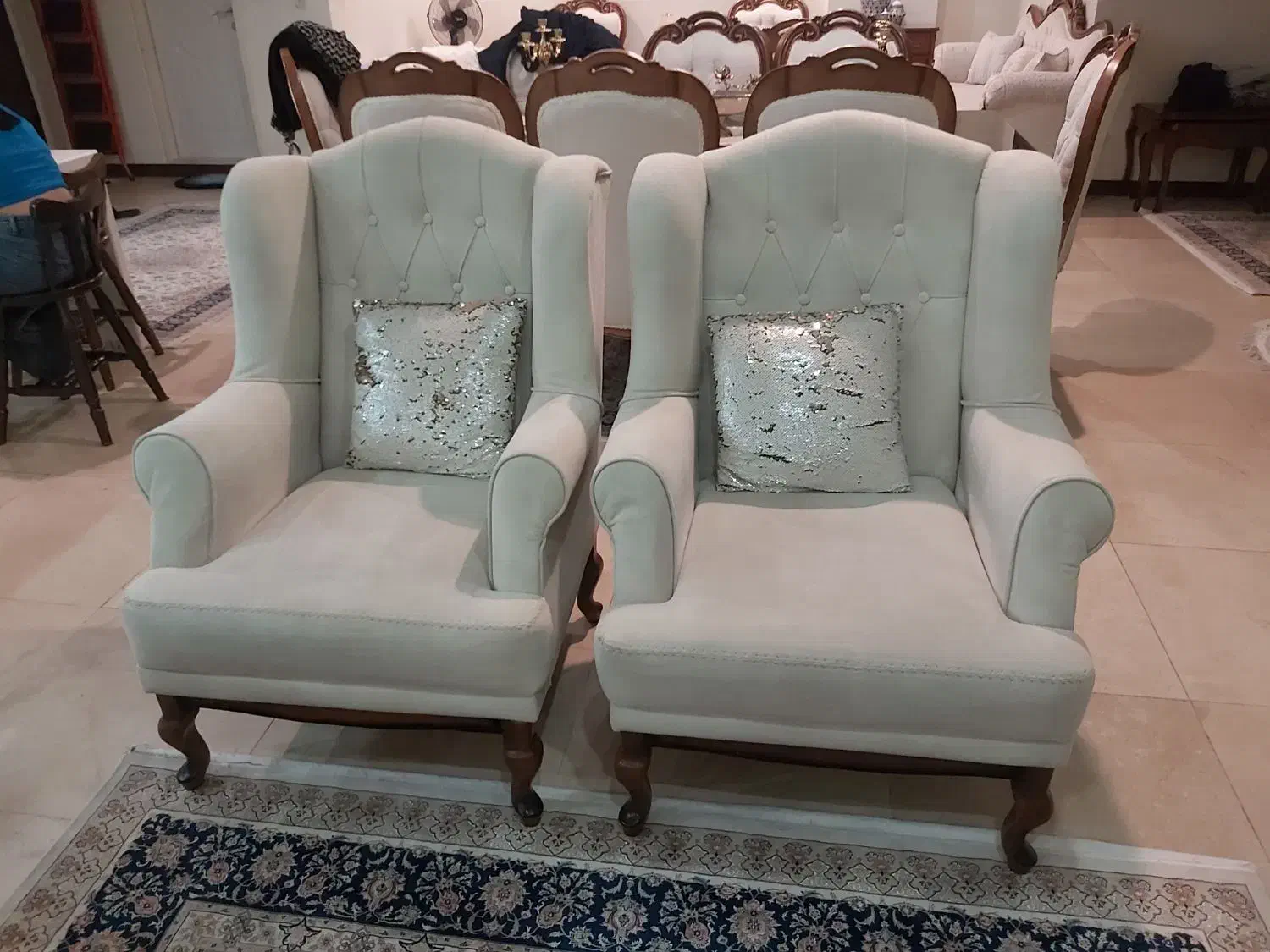 مبل راحتی ۷نفره|مبلمان خانگی و میز عسلی|تهران, فدک|دیوار